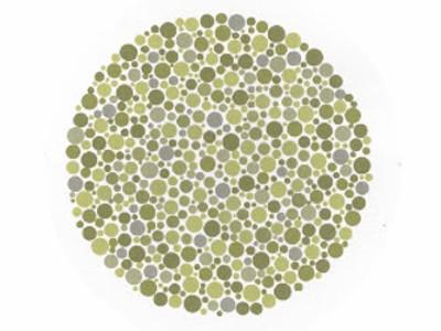 circle of colored dots, with no number visible in the center.