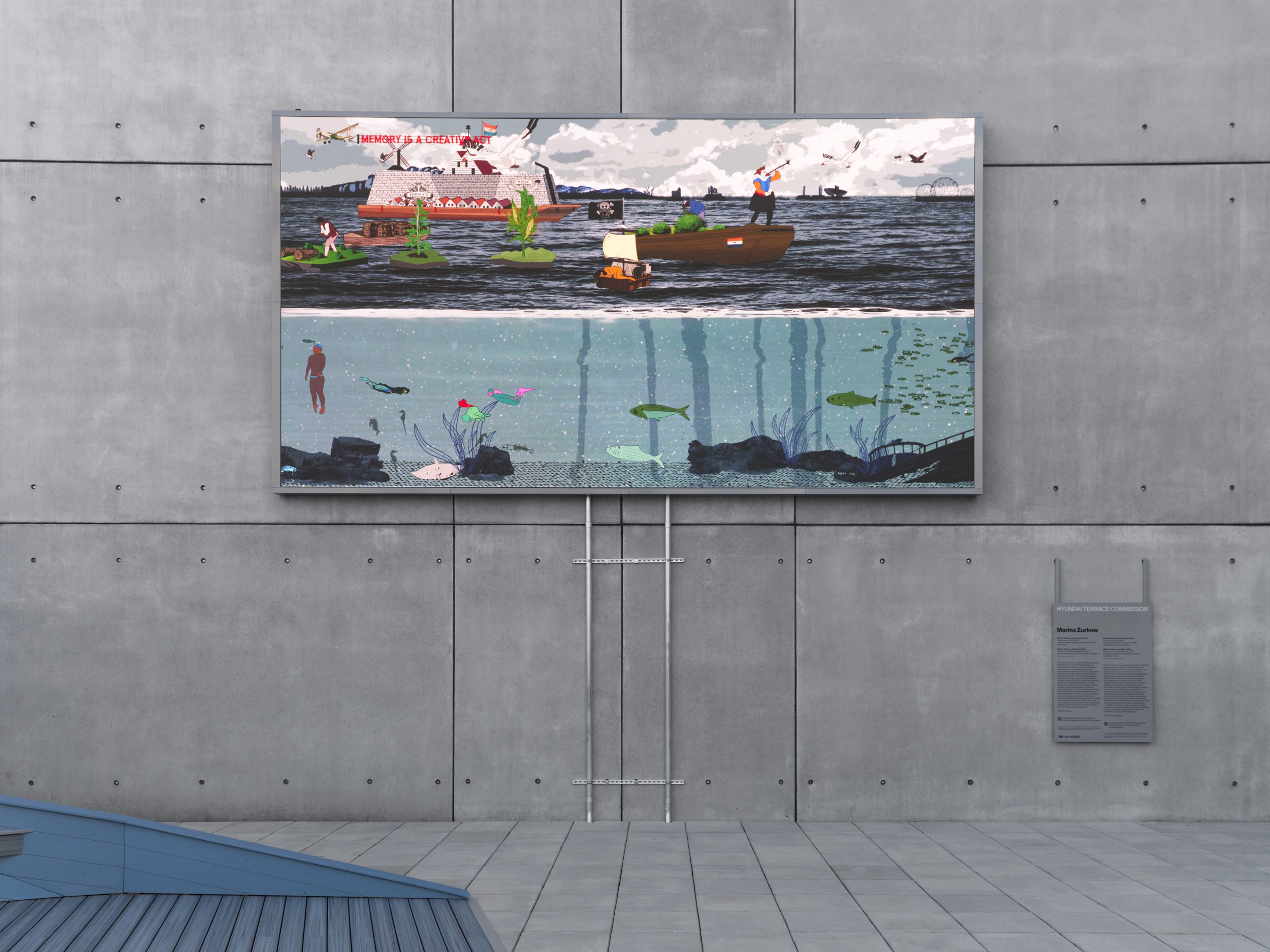 The River is a Circle (2025), The Hyundai Terrace at the Whitney Museum of American Art